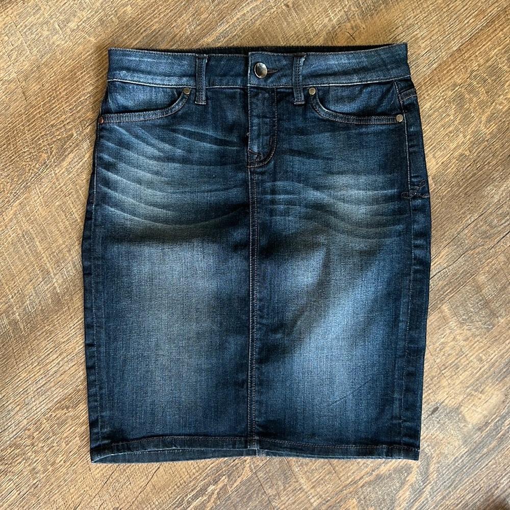 Level 99 Denim Pencil Skirt 28